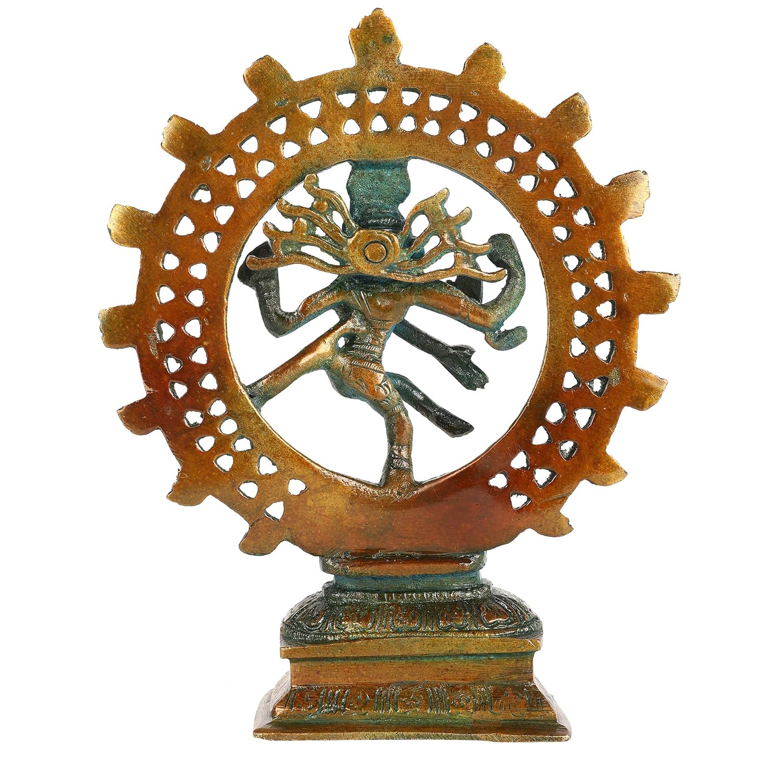 Brass Dancing Lord Shiva Natraja Statue image 1