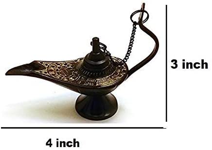Brass Alladin Chirag Lamp 4" image 1