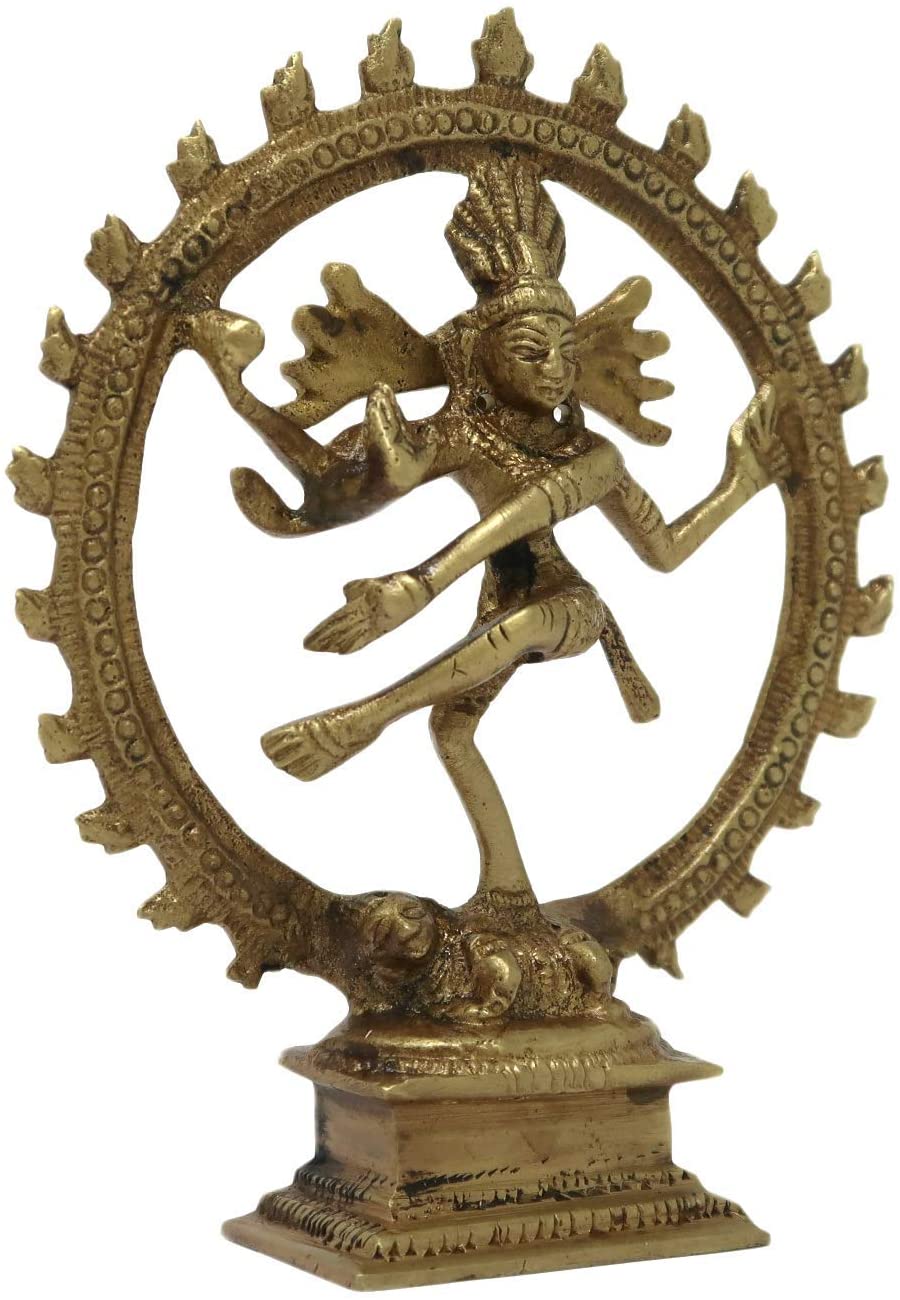 Brass Natraj Dancing Shiva 5" image 1