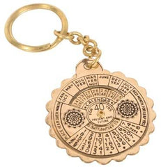 Brass Calender Keychain image 1