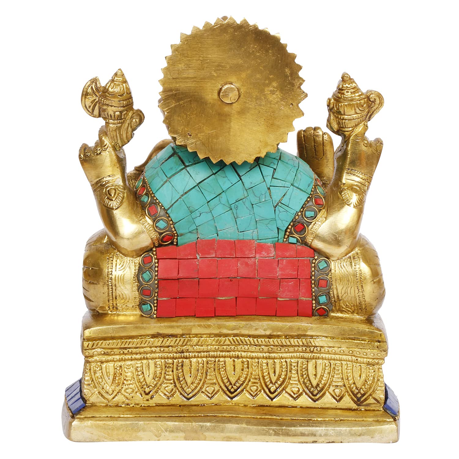 Brass Ganesh Bhagwan Idol image 1