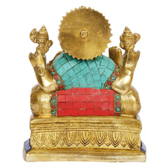 Brass Ganesh Bhagwan Idol image 1