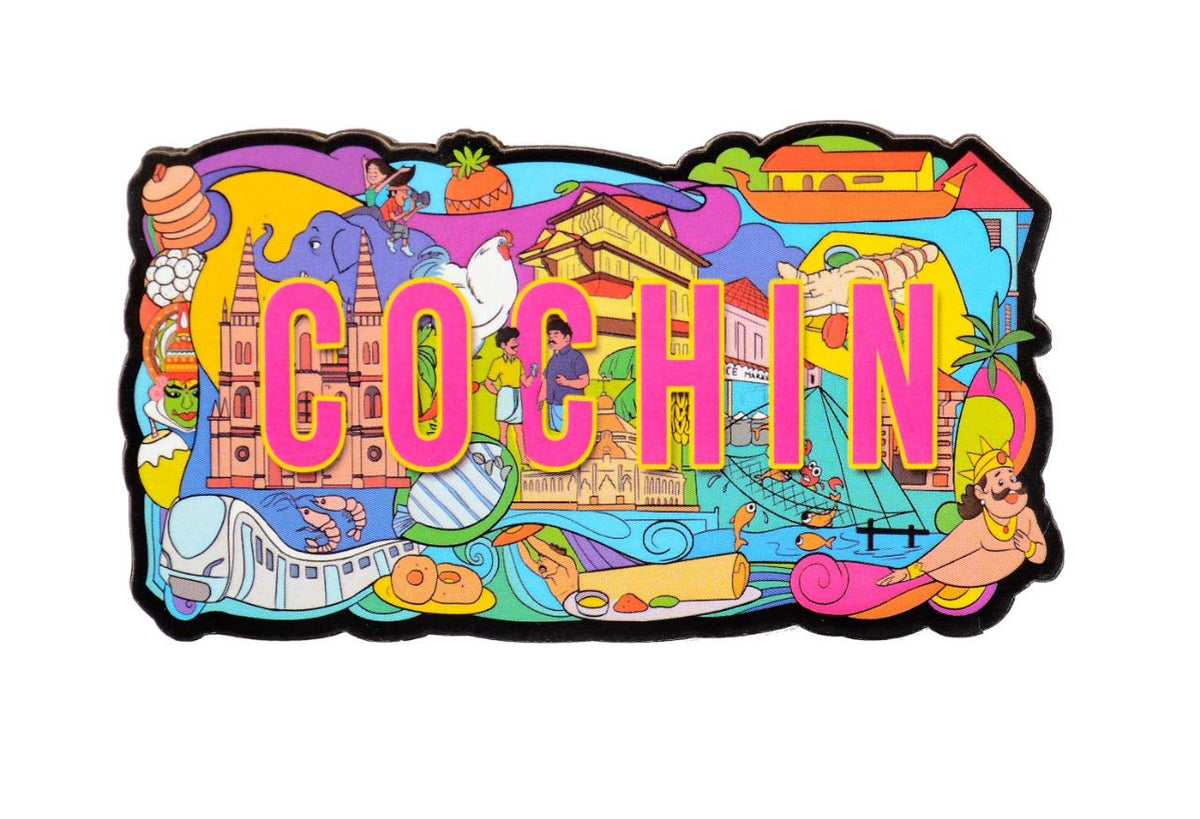 Wooden Fridge Magnet-Cochin