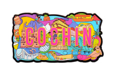Wooden Fridge Magnet-Cochin