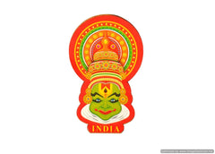 Wooden Fridge Magnet-Kathakalli image 0