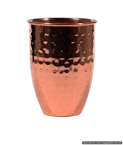 Copper Water Glass Tumbler 300ml image 0