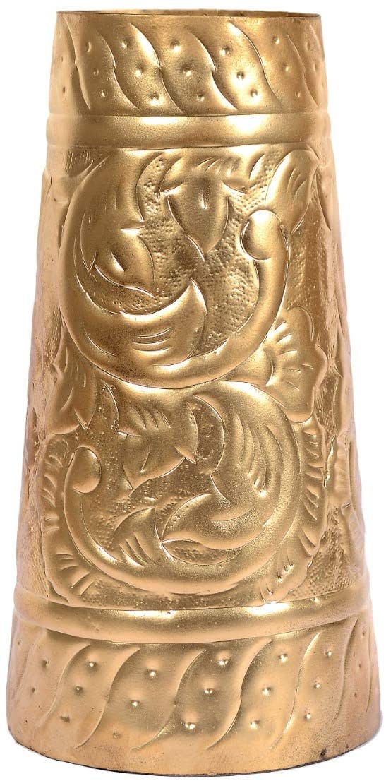 Metal Flower Vase 8" image 1