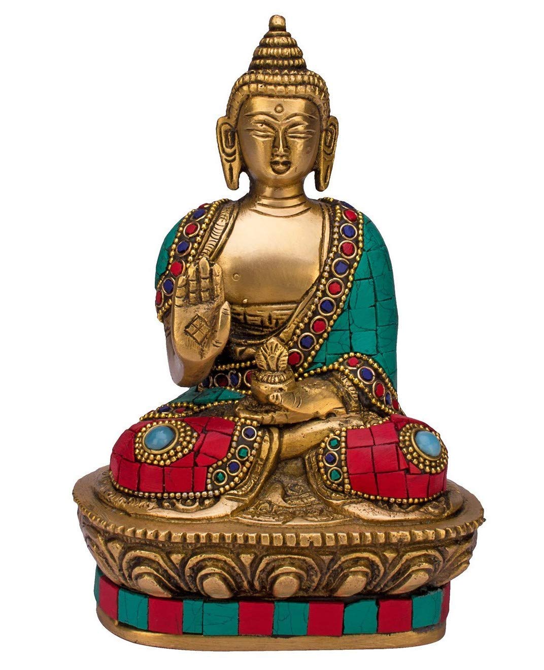 Brass Buddha Vitarka Statue image 0