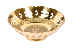 Brass Fruit Bowl 6" image 1