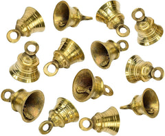 Set of 12 Brass Pooja Bell/Jingle Bells image 0