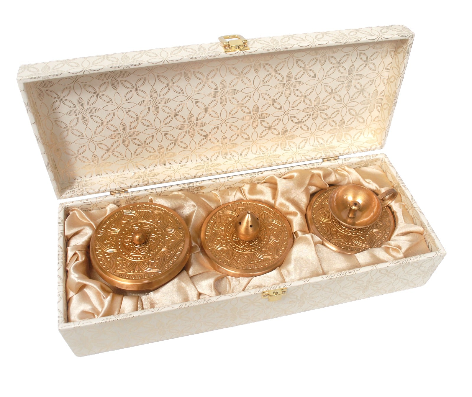 Brass Puja Combo Set with Box image 2