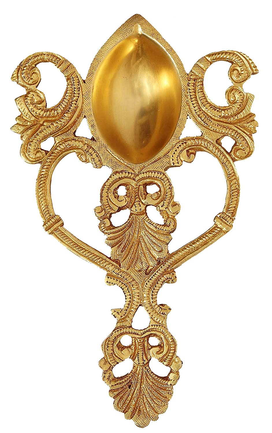 Brass Pooja Hawan Spoon/Brass Aarti Spoon image 1