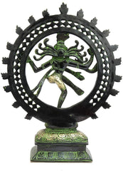 Brass Natraj Dancing Shiva 15" image 1