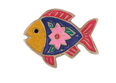 Brass Fridge Magnet-Fish