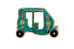 Brass Fridge Magnet-Auto Rickshaw