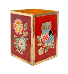 Brass Pencil Pen Cup Holder Stand (Multicolor)