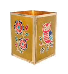Brass Pencil Pen Cup Holder Stand (Multicolor)