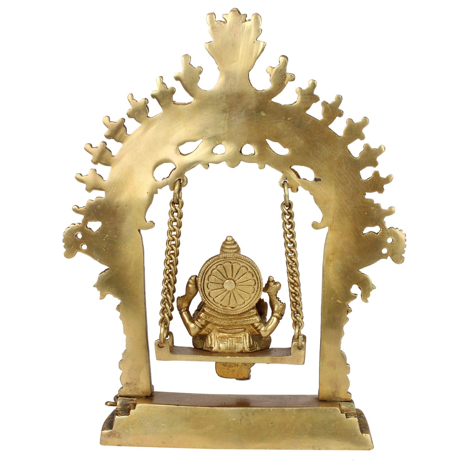 Brass Ganesh Jhula Idol Ganesha Swing Statue