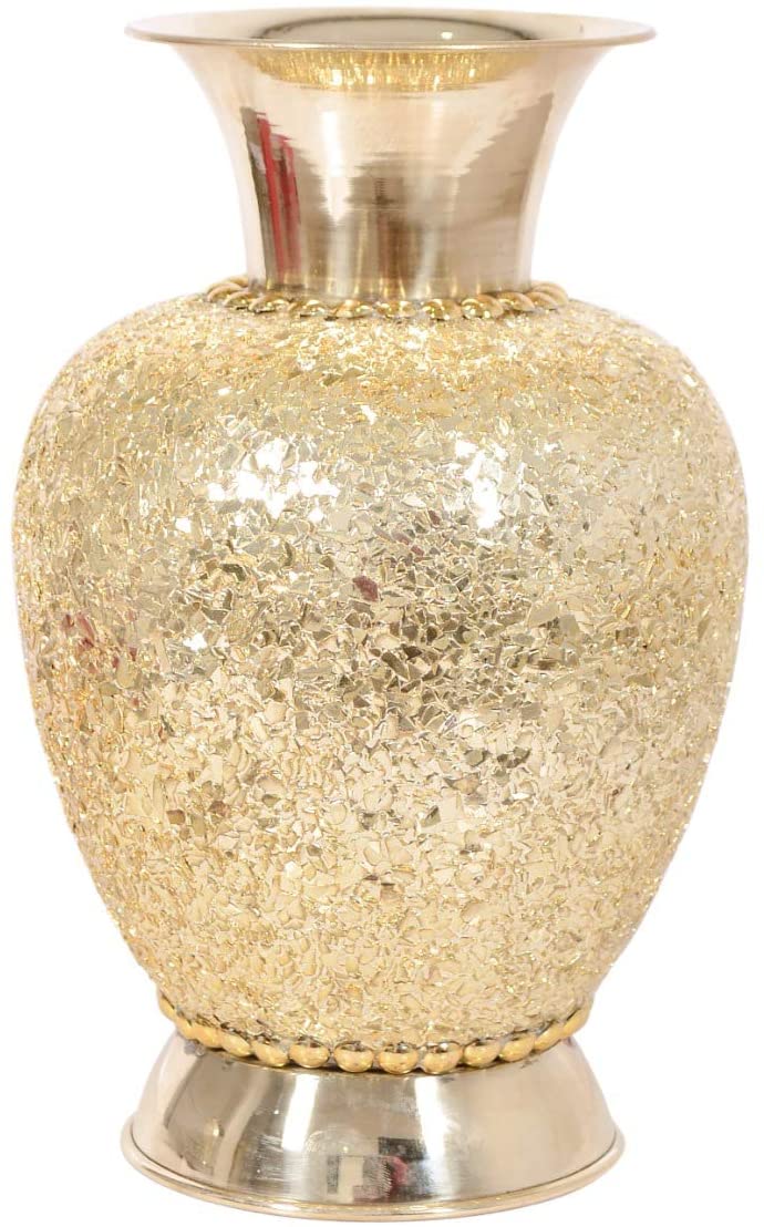 Metal Flower Vase 10" image 0