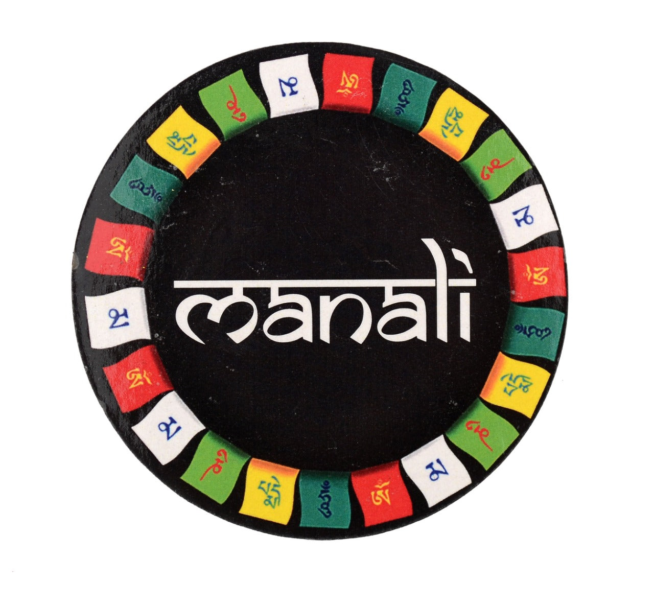 Wooden Fridge Magnet-Manali image 0