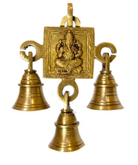 Brass Hanging Door Decorative Ganesh Bells image 0