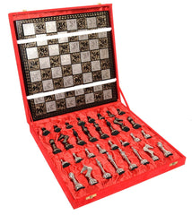 Brass Chess Board Game Storage Box (14x14 Inch) image 1