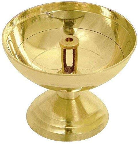 Brass Kamal Akhand Diya Oil Lamp image 0