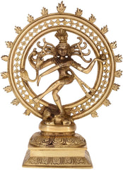 Brass Natraj Dancing Shiva 15" image 0