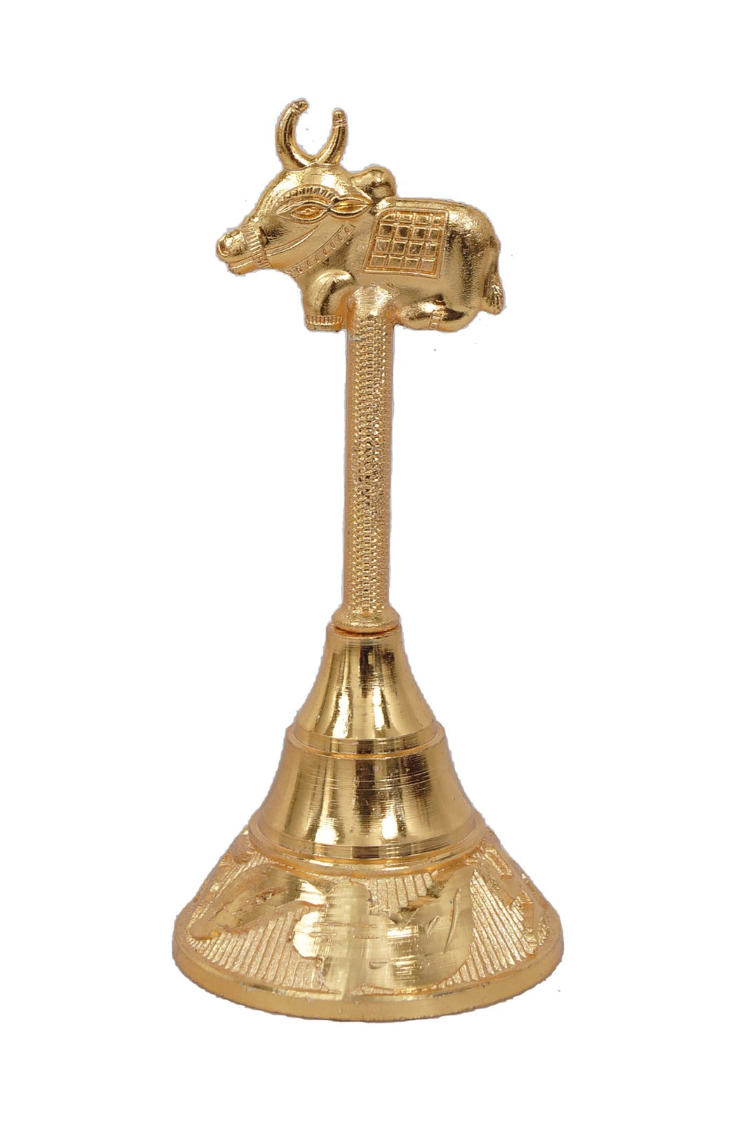 Brass Bell with Nandi image 0