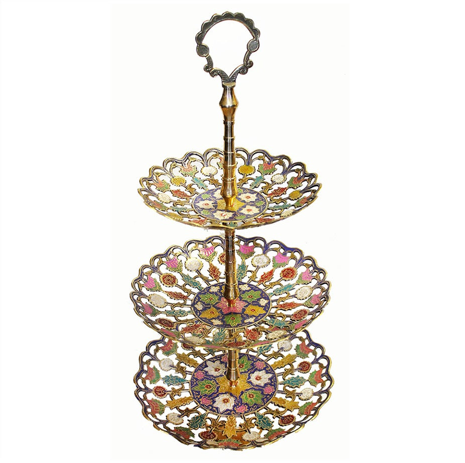 Brass Fruit Stand 11" image 0