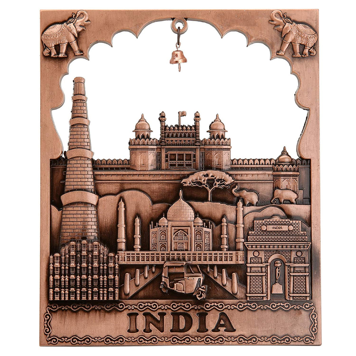 Metal Taj Mahal Plate image 0