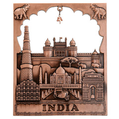 Metal Taj Mahal Plate image 0