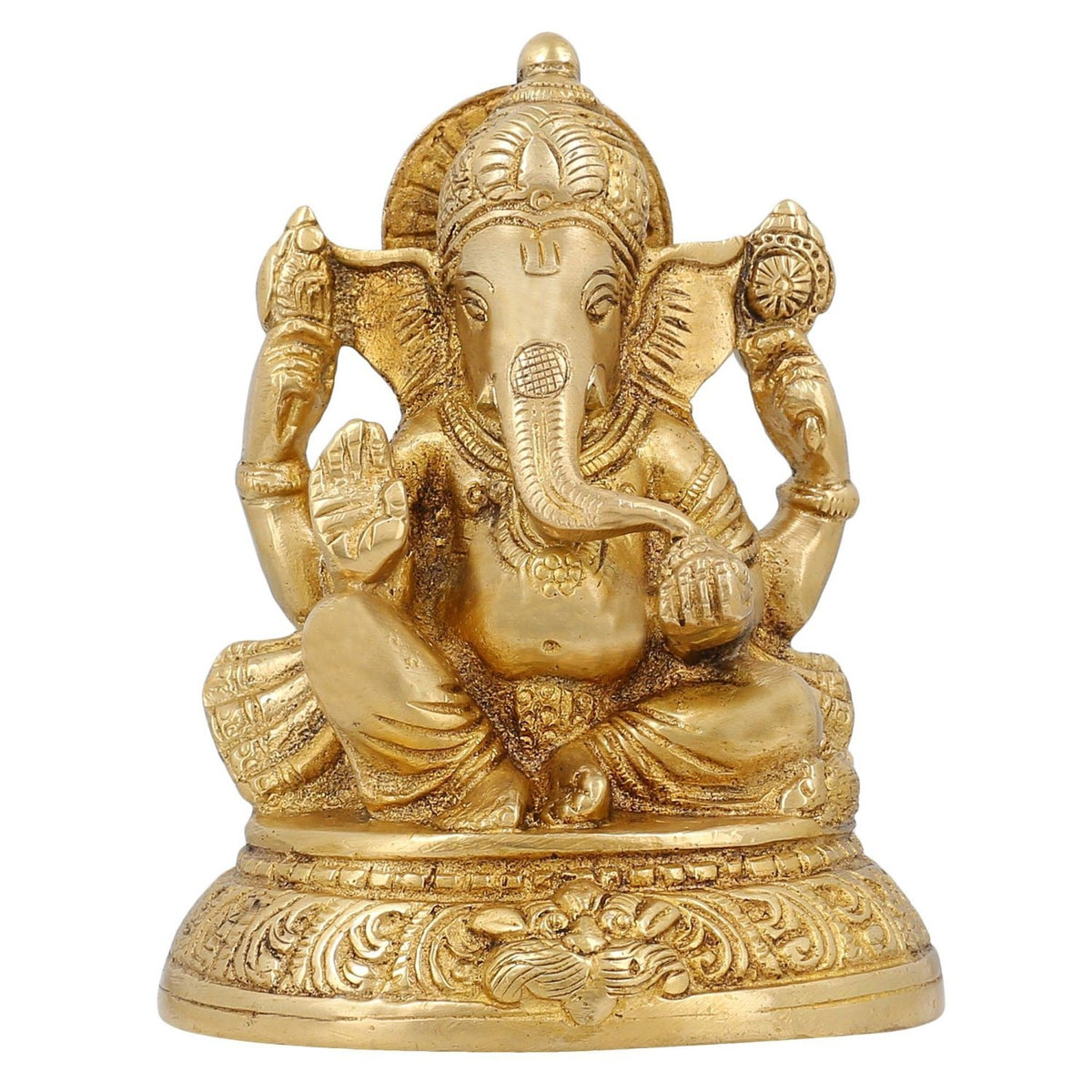 Brass Ganesha Idol image 0