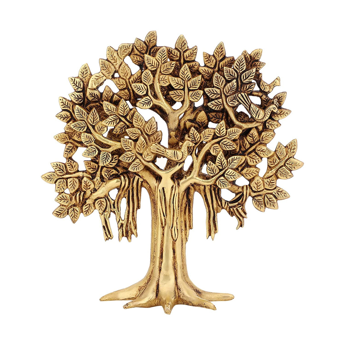 Brass Tree of Life Wall Hanging Art image 0