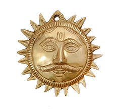 Brass Surya Wall Hanging image 0
