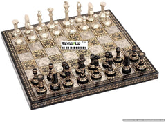 Brass Chess Board Game Set -(10"x10") image 1
