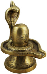 Brass Shivling 4" image 0