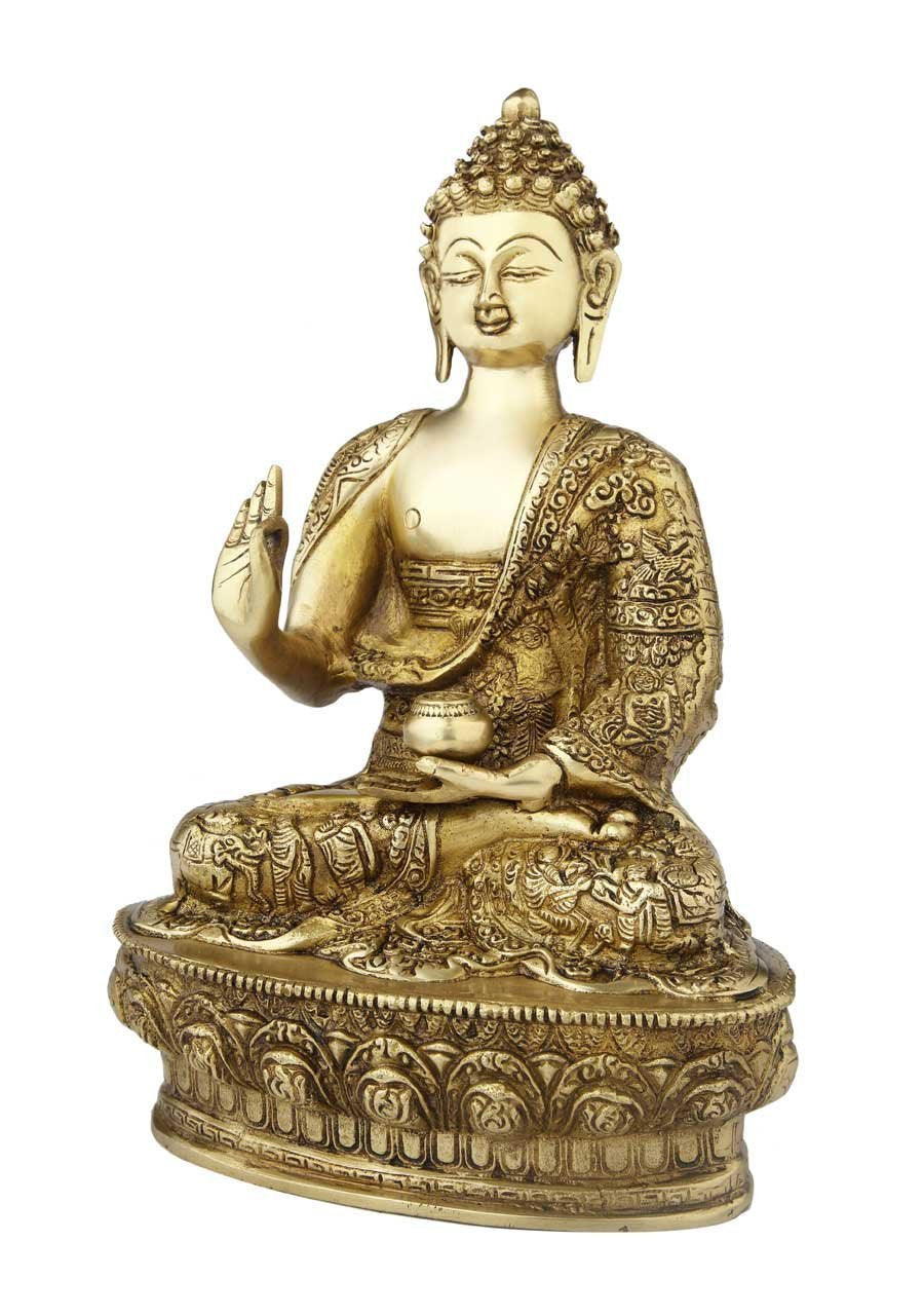 Brass Buddha Idol image 1