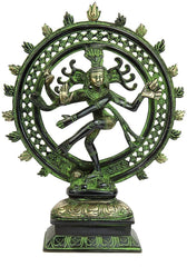 Brass Natraj Dancing Shiva 15" image 0