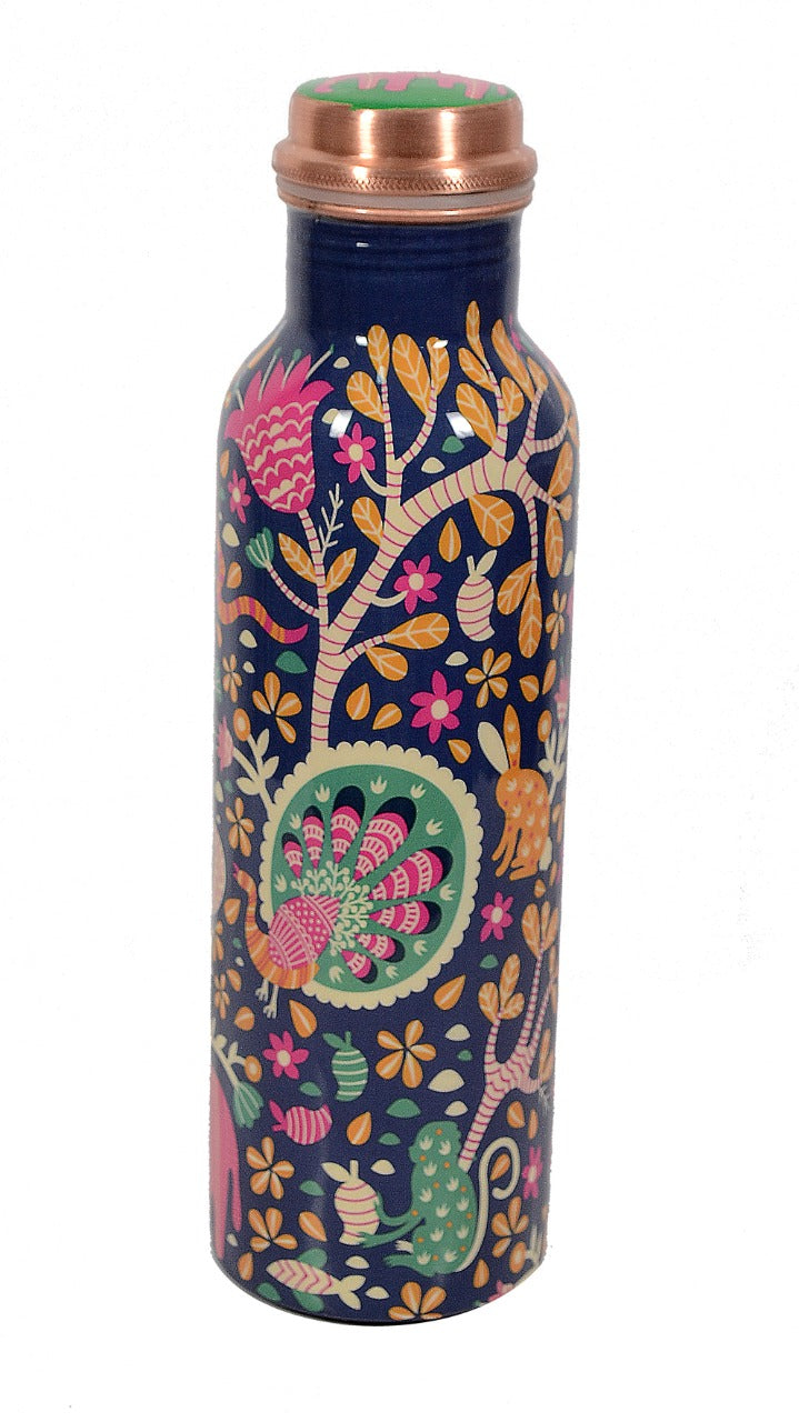 Pure Copper Water Bottle, 950 ml image 0