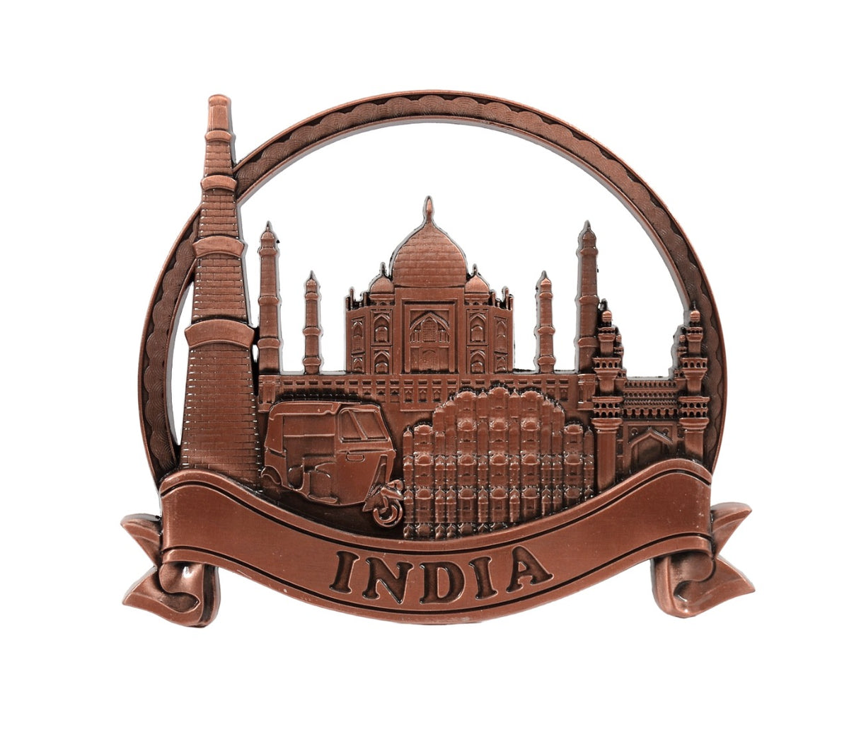 Metal Taj Mahal Plate image 0