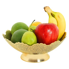 Brass Fruit Bowl 5" image 1