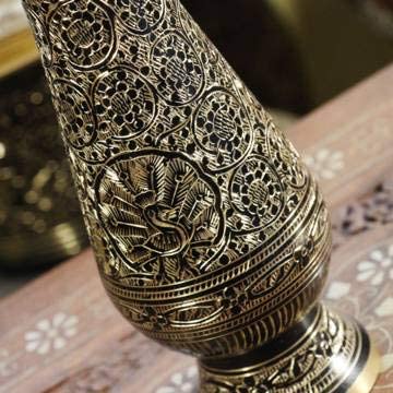 Brass Flower Vase 10" image 1