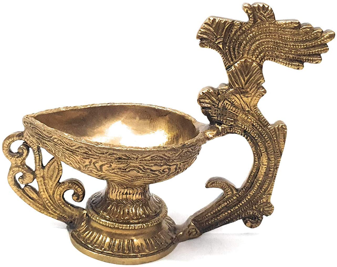 Brass Oil Lamp Diya Deepak Deepam  image 1