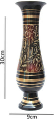 Brass Flower Vase 12" image 1