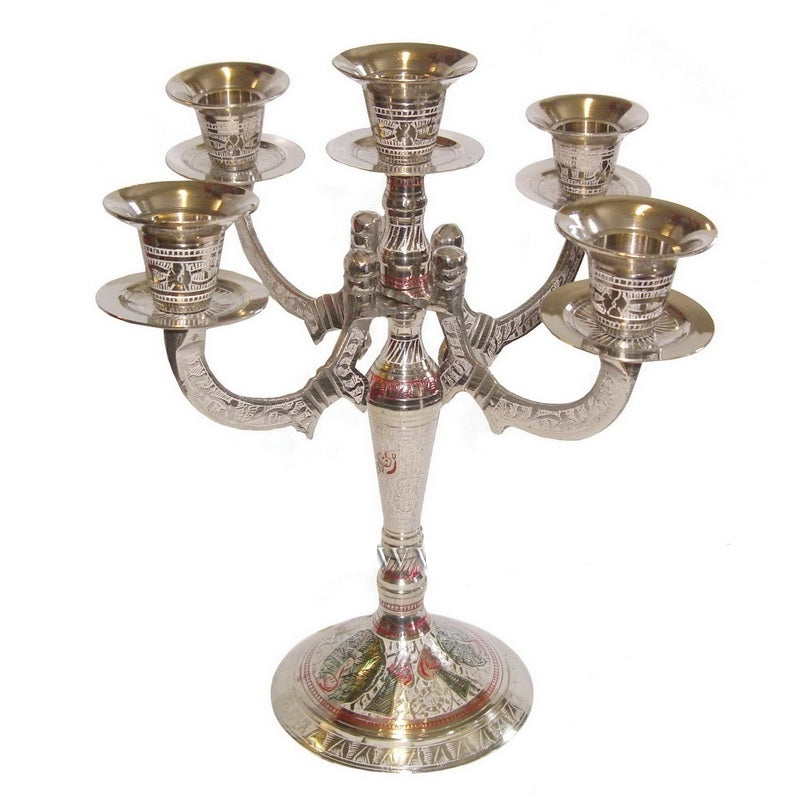Brass Candle Stand for 5 Candles image 0