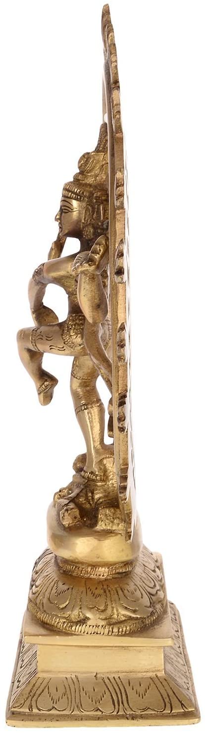 Brass Natraj Dancing Shiva 10" image 1