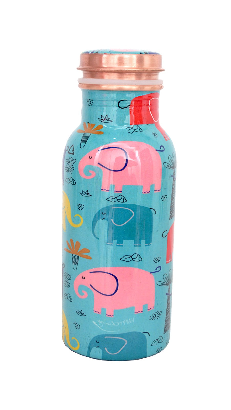 Pure Copper Water Bottle, 500 ml image 0