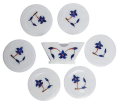 Marble Coaster Sets with Inlay Work  image 1