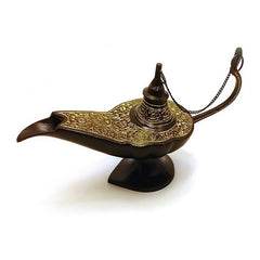 Brass Alladin Chirag Lamp 8" image 0